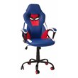 Flash Furniture LeatherSoft Ergonomic Designer Computer Gaming Chair in Blue/Red