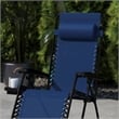 Flash Furniture Celestial Metal Lounge Chair in Navy (Set of 2)