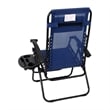 Flash Furniture Celestial Metal Lounge Chair in Navy (Set of 2)