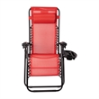 Flash Furniture Celestial Metal Lounge Chair in Red (Set of 2)