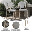 Flash Furniture Marseille 25.75