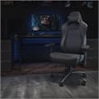 Flash Furniture Falco Ergonomic Faux Leather Gaming Chair in Black/Blue