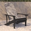 Flash Furniture Charlestown Plastic Adirondack Chairs in Slate Cream (Set of 2)