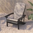 Flash Furniture Charlestown Plastic Adirondack Chairs in Slate Cream (Set of 2)
