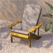 Flash Furniture Charlestown Plastic Adirondack Chairs in Yellow/Cream (Set of 2)
