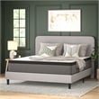 Flash Furniture Capri Comfortable Sleep Fabric King Size Mattress in White
