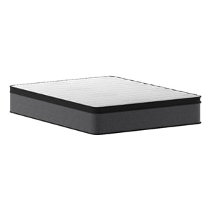 flash furniture capri comfortable sleep fabric queen size mattress in white