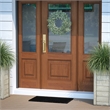 Flash Furniture Harbold Coir Wood Fiber Entryway Doormat in Black