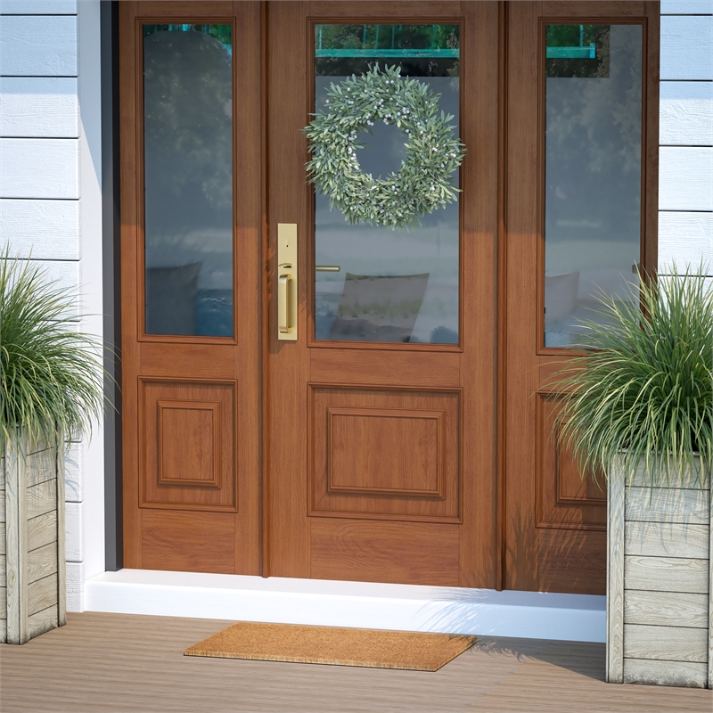 Flash Furniture Harbold Coir Wood Fiber Entryway Doormat in Natural