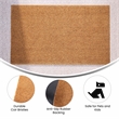 Flash Furniture Harbold Coir Wood Fiber Entryway Doormat in Natural