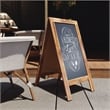 Flash Furniture Canterbury Reusable Plastic Restaurant Stencil Set in White