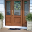 Flash Furniture Harbold Home Sweet Home Message Coir Wood Fiber Doormat in Navy