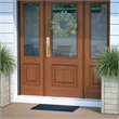Flash Furniture Harbold Coir Wood Fiber Entryway Doormat in Navy
