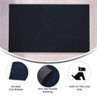 Flash Furniture Harbold Coir Wood Fiber Entryway Doormat in Navy