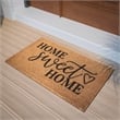Flash Furniture Harbold Coir Wood Fiber Doormat in Natural/Black