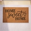 Flash Furniture Harbold Coir Wood Fiber Doormat in Natural/Black