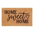 Flash Furniture Harbold Coir Wood Fiber Doormat in Natural/Black