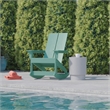 Flash Furniture Sea Foam Poly Resin Adirondack Rocking Chair