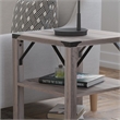Flash Furniture Wyatt 3-Tier Engineered Wood Side Table in Gray Wash