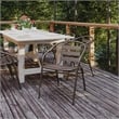 Flash Furniture Lila Aluminum Restaurant Stack Chair in Bronze