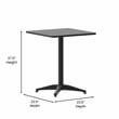Flash Furniture Mellie 23.5