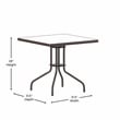 Flash Furniture Barker 31.5