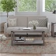 Flash Furniture Wyatt 2-Tier Engineered Wood Coffee Table in Gray Wash