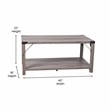 Flash Furniture Wyatt 2-Tier Engineered Wood Coffee Table in Gray Wash