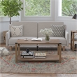 Flash Furniture Wyatt 2-Tier Engineered Wood Coffee Table in Rustic Oak