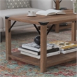 Flash Furniture Wyatt 2-Tier Engineered Wood Coffee Table in Rustic Oak
