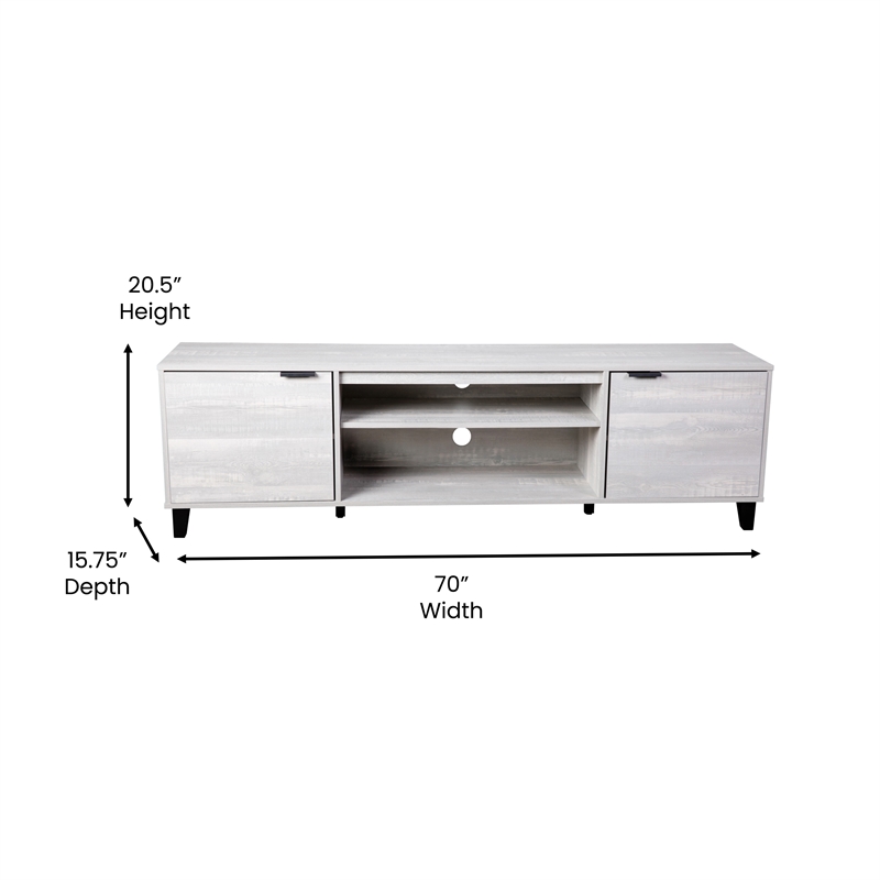 Flash Furniture Nelson Engineered Wood TV Stand for up to 70