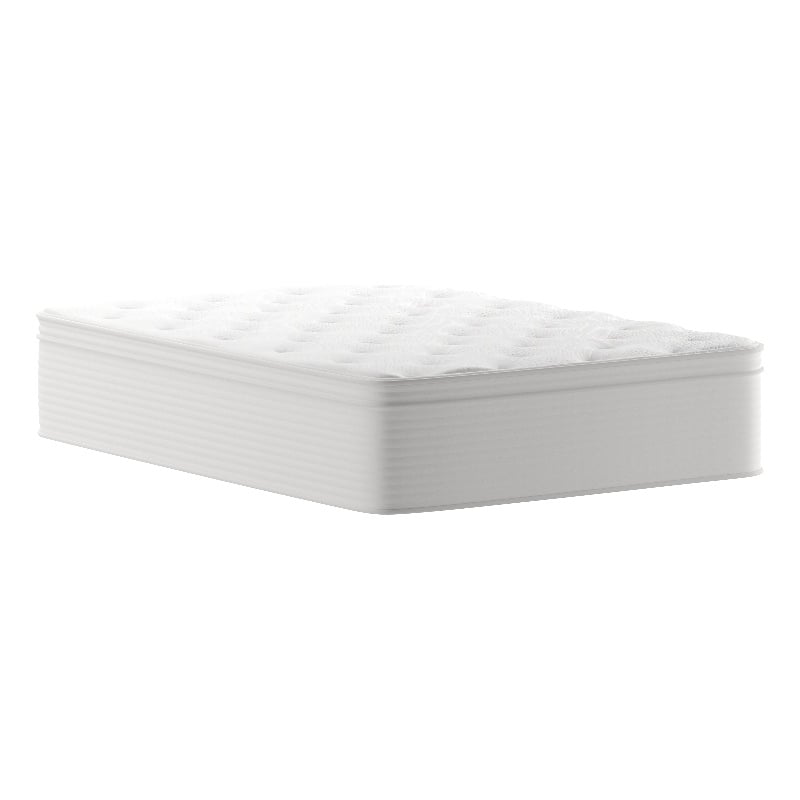 Flash Furniture Vista Commercial Foam & Polyester Fabric Queen Mattress in White