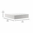 Flash Furniture Vista Commercial Foam & Polyester Fabric King Mattress in White