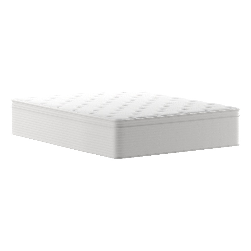 Flash Furniture Vista Commercial Foam & Polyester Fabric King Mattress in White