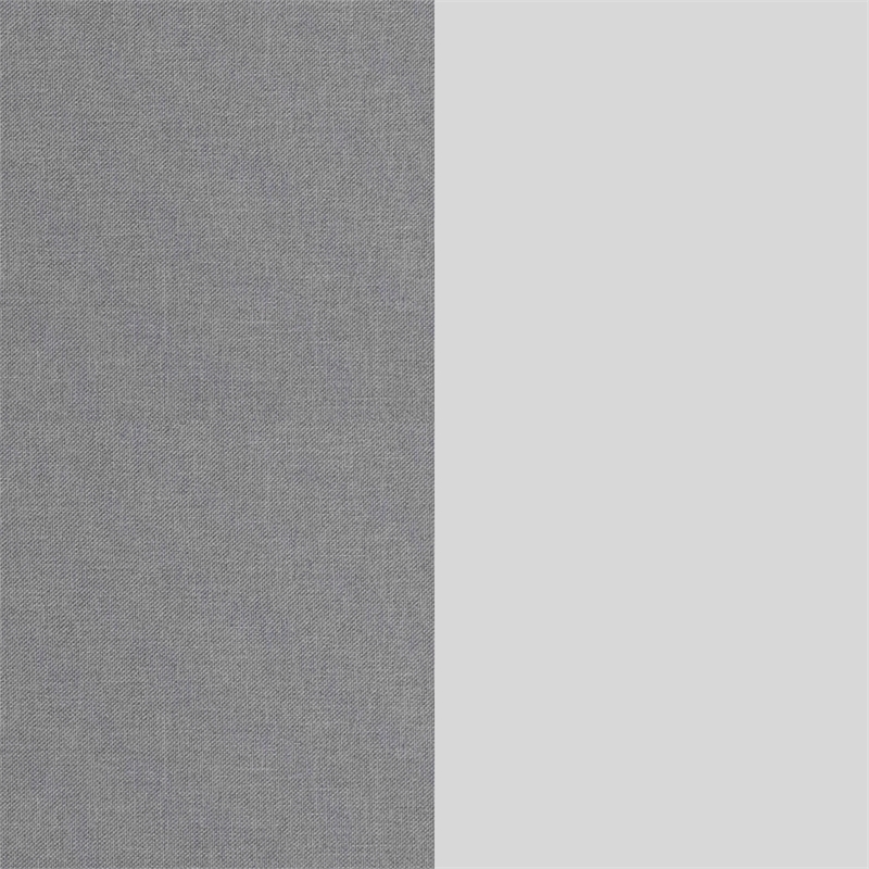 4 Fabric Drawer Nightstand with 2 USB Port/1 Outlet Charging Station in Gray/Wht