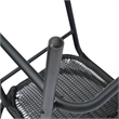 Commercial Indoor-Outdoor Rattan Restaurant Barstool Black/Black-Set of 2