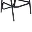 Commercial Indoor-Outdoor Rattan Restaurant Barstool Medium Brown/Black-Set of 2