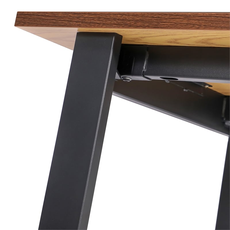Commercial 60x24 Conference Table with Laminate Top and U-Frame Base - Walnut