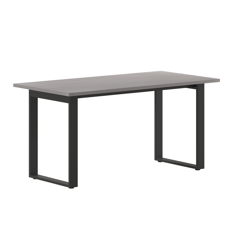 Commercial 60x30 Conference Table with Laminate Top and U-Frame Base - Gray Oak