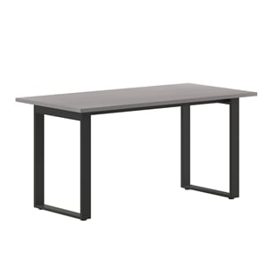 Commercial 60x30 Conference Table with Laminate Top and U-Frame Base - Gray Oak