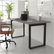 Commercial 60x30 Conference Table with Laminate Top and U-Frame Base - Gray Oak
