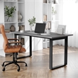 Commercial 60x30 Conference Table with Laminate Top and U-Frame Base - Gray Oak