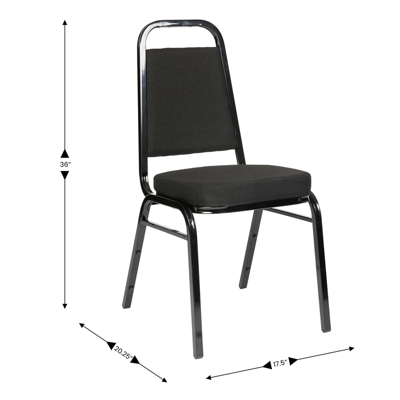 Trapezoidal Back Banquet Stack Chair 2.5
