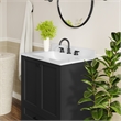 30 Inch Bathroom Vanity with Undermount Sink Cabinet and Drawer in Black