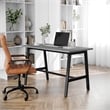 Commercial 48x24 Conference Table with Laminate Top and A-Frame Base - Gray Oak