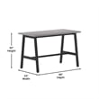 Commercial 48x24 Conference Table with Laminate Top and A-Frame Base - Gray Oak