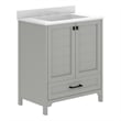 30 Inch Bathroom Vanity with Undermount Sink Cabinet and Drawer in Gray