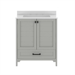 30 Inch Bathroom Vanity with Undermount Sink Cabinet and Drawer in Gray