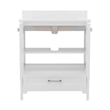 30 Inch Bathroom Vanity with Undermount Sink Cabinet and Drawer in White