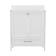 30 Inch Bathroom Vanity with Undermount Sink Cabinet and Drawer in White